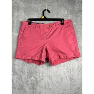 Tommy Hilfiger Womens‎ Size 8 Shorts Pink Cotton Preppy Summer Comfortable